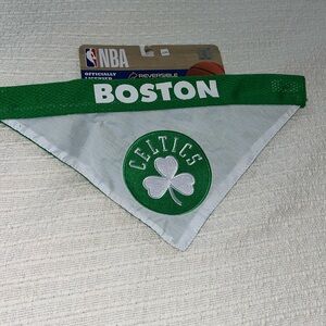 Boston Celtics reversible bandanna for pets!